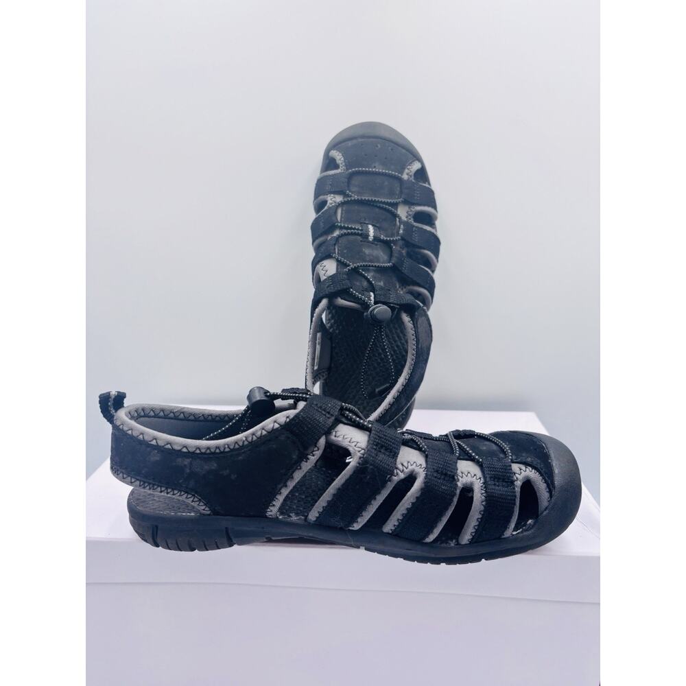 2 1/2 Champion H2O Youth Black Hiking Water Closed Toe Sandals Shoes Outdoor